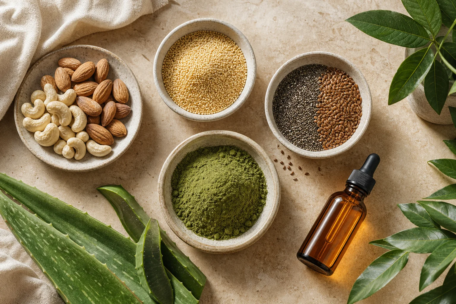 Natural herbs and ingredients from Natural Ayush