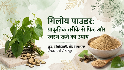 गिलोय पाउडर: प्राकृतिक तरीके से फिट और स्वस्थ रहने का उपाय