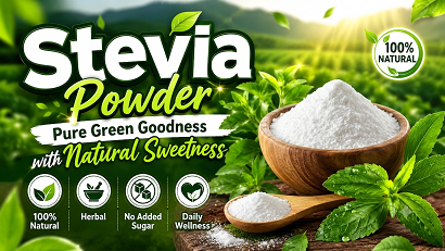 Stevia Powder – Pure Green Goodness with Natural Sweetness