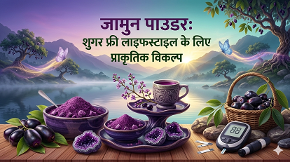 जामुन पाउडर: शुगर फ्री लाइफस्टाइल के लिए प्राकृतिक विकल्प
