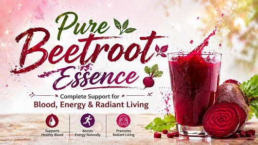 Pure Beetroot Essence – Complete Support for Blood, Energy & Radiant Living