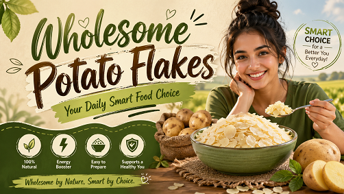 Wholesome Potato Flakes – Your Daily Smart Food Choice