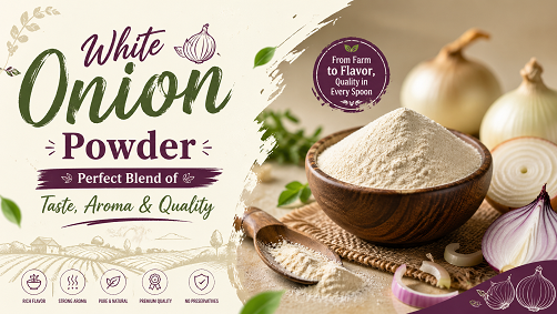 White Onion Powder – Perfect Blend of Taste, Aroma & Quality