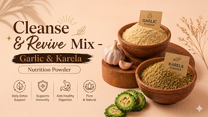 Cleanse & Revive Mix – Garlic & Karela Nutrition Powder