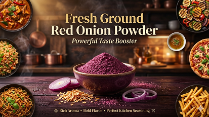 Fresh Ground Red Onion Powder – Powerful Taste Booster