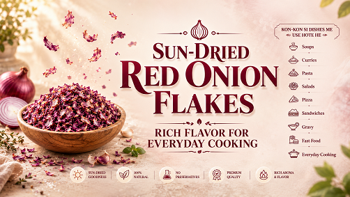 Sun-Dried Red Onion Flakes – Rich Flavor for Everyday Cooking