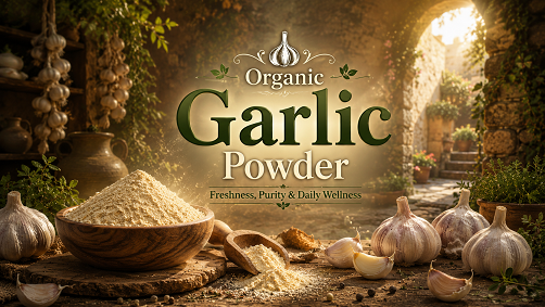 Organic Garlic Powder – Freshness, Purity & Daily Wellness