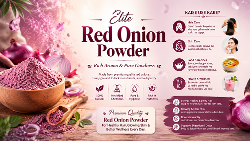 Elite Red Onion Powder – Rich Aroma & Pure Goodness