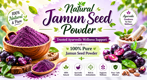 Natural Jamun Seed Powder – Trusted Ayurvedic Wellness Support