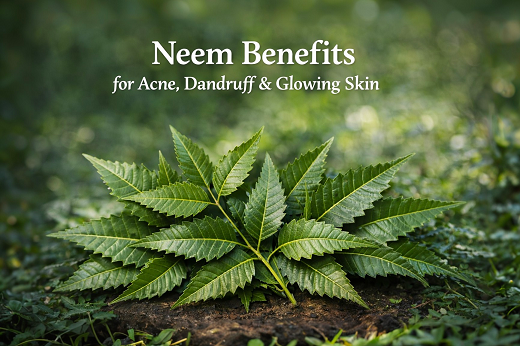 Organic Neem Leaf Powder – For Acne, Dandruff & Glowing Skin