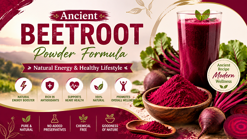 Ancient Beetroot Powder Formula – Natural Energy & Healthy Lifestyle