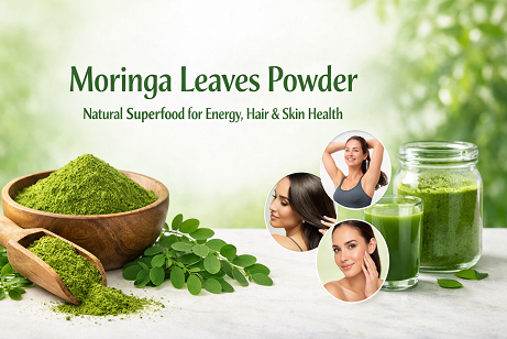 Moringa Leaves Powder - Natural Superfood for Energy, Hair & Skin Health
