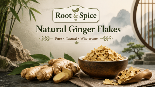 Root & Spice – Natural Ginger Flakes