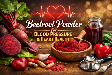 Beetroot Powder for Blood Pressure & Heart Health