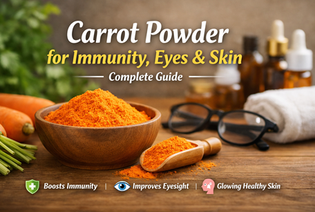 Carrot Powder for Immunity, Eyes & Skin – Complete Guide
