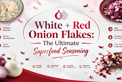 White + Red Onion Flakes: The Ultimate Superfood Seasoning