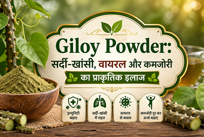 Giloy Powder: सर्दी-खांसी, वायरल और कमजोरी का प्राकृतिक इलाज