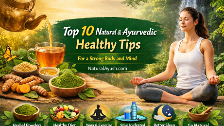 Healthy Living Tips – Natural & Ayurvedic Ways to Stay Fit | naturalayush.com