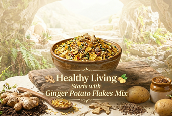 Healthy Living Starts with Ginger Potato Flakes Mix