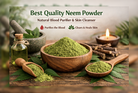 Best Quality Neem Powder – Natural Blood Purifier & Skin Cleanser