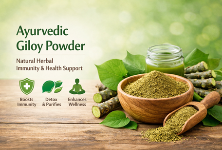 Ayurvedic Giloy Powder, Natural Herbal Immunity & Health Support
