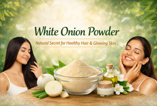 White Onion Powder: Natural Secret for Healthy Hair & Glowing Skin
