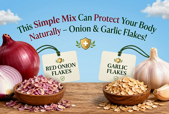 This Simple Mix Can Protect Your Body Naturally – Onion & Garlic Flakes!