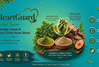 HeartGuard Herbal Fusion – Moringa Leaves & Arjun Chhal Power Blend