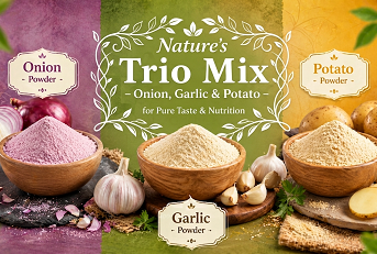 Nature’s Trio Mix – Onion, Garlic & Potato for Pure Taste & Nutrition