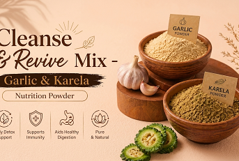 Cleanse & Revive Mix – Garlic & Karela Nutrition Powder