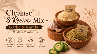 Cleanse & Revive Mix – Garlic & Karela Nutrition Powder