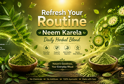 Refresh Your Routine – Neem Karela Daily Herbal Blend