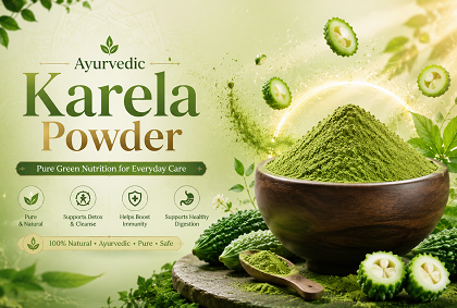 Ayurvedic Karela Powder – Pure Green Nutrition for Everyday Care