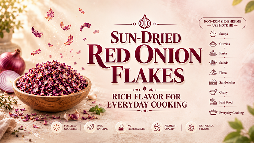 Sun-Dried Red Onion Flakes – Rich Flavor for Everyday Cooking