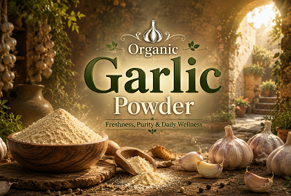 Organic Garlic Powder – Freshness, Purity & Daily Wellness