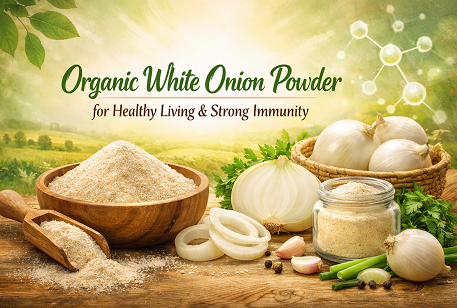 Organic White Onion Powder for Healthy Living & Strong Immunity