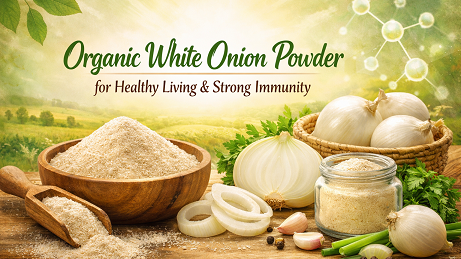 Organic White Onion Powder for Healthy Living & Strong Immunity
