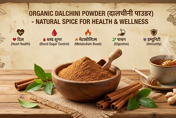 Organic Dalchini Powder – Powerful for Heart, Sugar & Metabolism