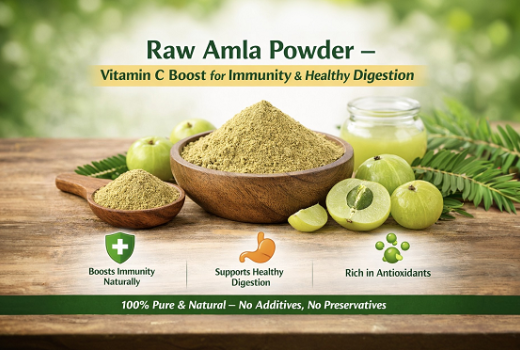 Raw Amla Powder – Vitamin C Boost for Immunity & Healthy Digestion