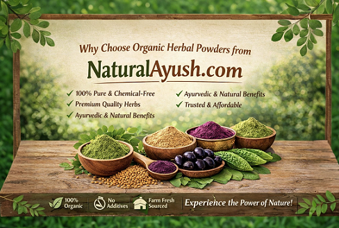 Why Choose Organic Herbal Powders from naturalayush.com
