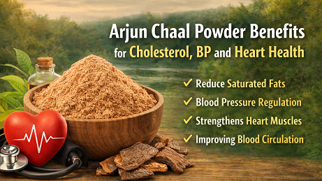 Arjun Chaal Powder Benefits for Cholesterol, BP and Heart Health