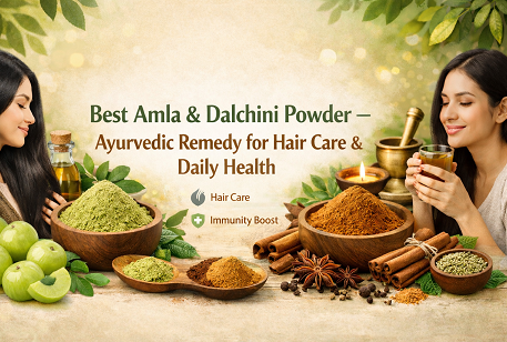Best Amla & Dalchini Powder – Ayurvedic Remedy for Hair Care & Daily Health