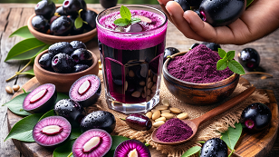 Natural Jamun Seed Powder for Blood Sugar Management