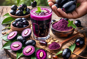 Natural Jamun Seed Powder for Blood Sugar Management