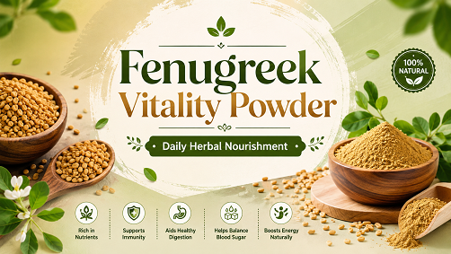 Fenugreek Vitality Powder – Daily Herbal Nourishment