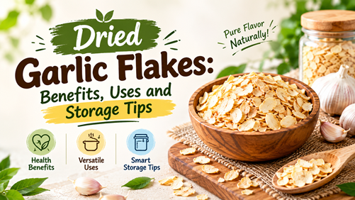 Dried Garlic Flakes: Benefits, Uses and Storage Tips