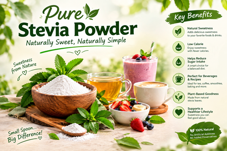 Pure Stevia Powder – Naturally Sweet, Naturally Simple