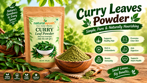 Curry Leaves Powder – Simple, Pure & Naturally Nourishing