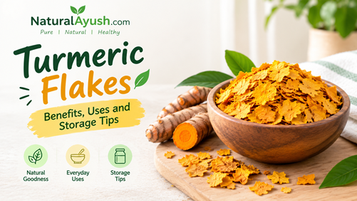 Turmeric Flakes – Benefits, Uses and Storage Tips