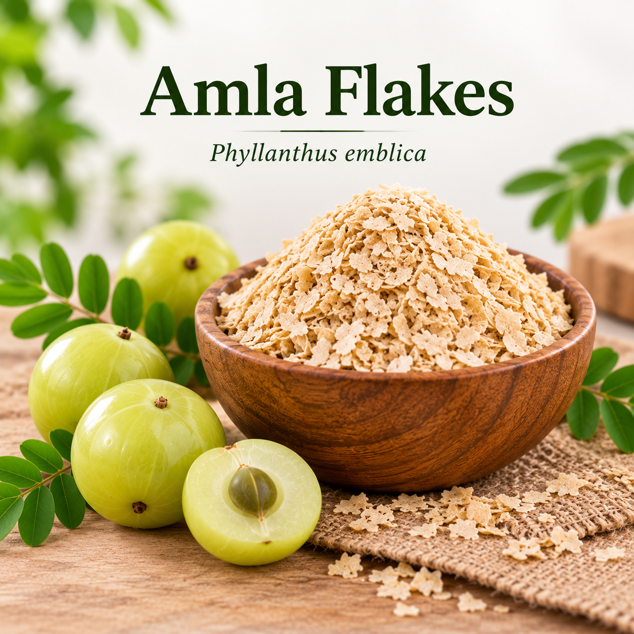 Amla Flakes (Phyllanthus emblica) thumbnail 5